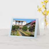 Garten in Alhambra Karte (Gelbe Blume)