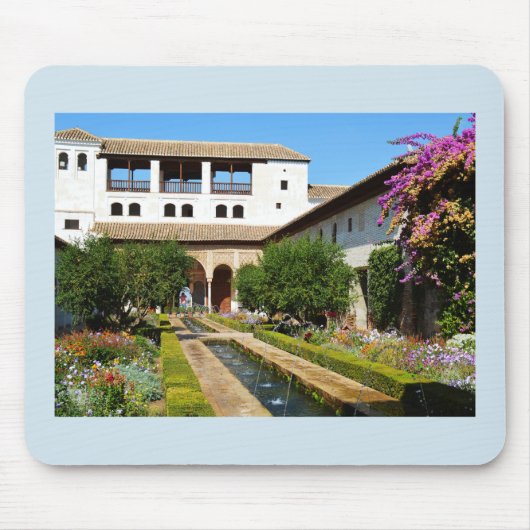 Garten in Alhambra Mousepad (Vorne)