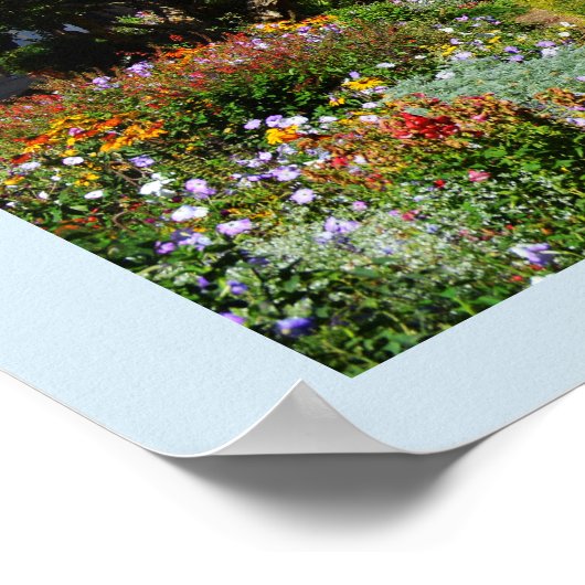 Garten in Alhambra Poster (Ecke)