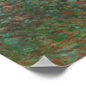 Garten in Argentinien - Claude Monet Kunstschätze Poster (Ecke)