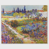 Garten in Arles, Van Gogh Geschenkpapier (Flach)