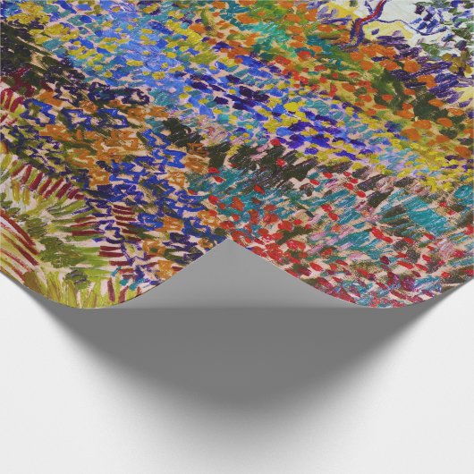 Garten in Arles, Van Gogh Geschenkpapier (Ecke)