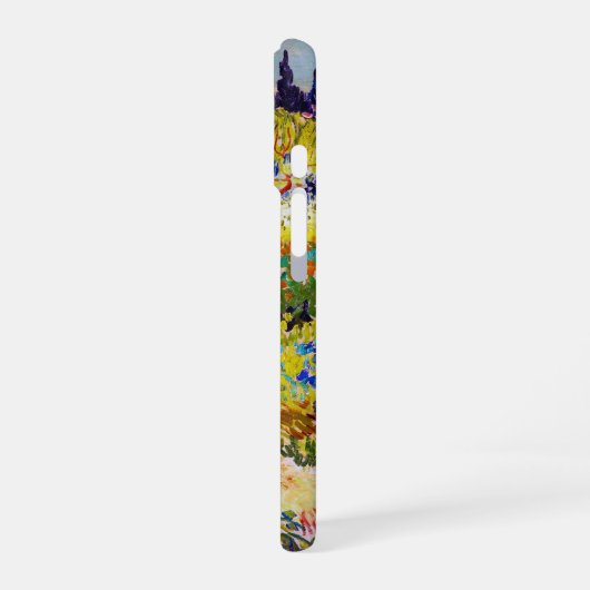 Garten in Arles, Van Gogh iPhone 16 Hülle (Linke Seite)