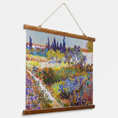 Garten in Arles, Van Gogh Wandteppich Mit Holzrahmen (Gewinkelt)