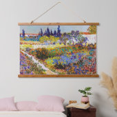 Garten in Arles, Van Gogh Wandteppich Mit Holzrahmen (Schlafzimmer)