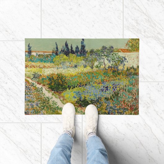 Garten in Arles | Vincent van Gogh Fußmatte (Indoor)