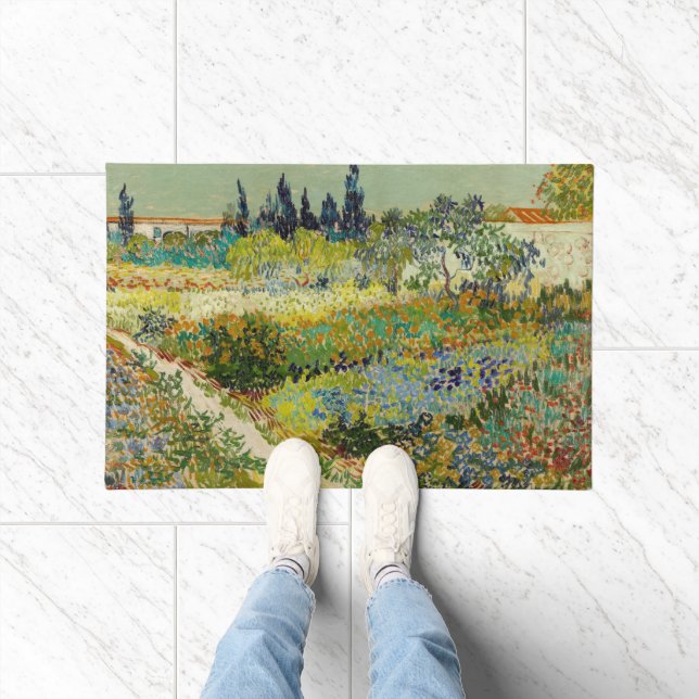 Garten in Arles | Vincent van Gogh Fußmatte (Indoor)