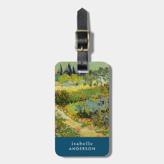 Garten in Arles | Vincent van Gogh Gepäckanhänger (Vorderseite vertikal)
