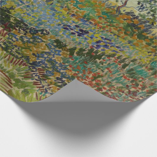 Garten in Arles - Vincent Van Gogh Geschenkpapier (Ecke)