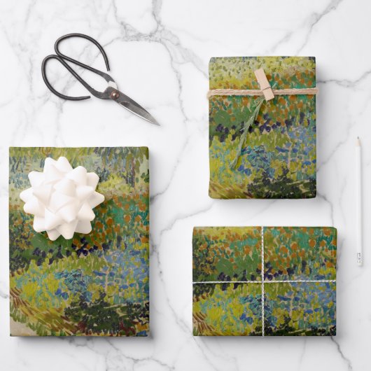 Garten in Arles - Vincent Van Gogh Geschenkpapier Set (Vorderseite)
