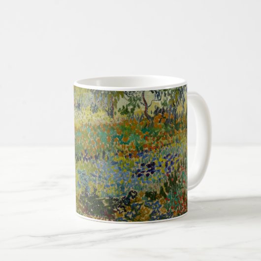 Garten in Arles - Vincent Van Gogh Kaffeetasse (VorderseiteRechts)