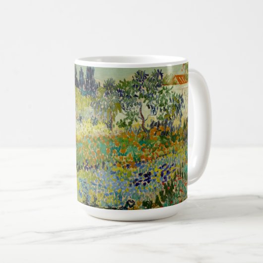 Garten in Arles | Vincent van Gogh Kaffeetasse (VorderseiteRechts)