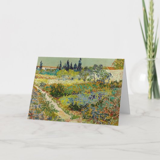 Garten in Arles | Vincent van Gogh Karte (Vorderseite)