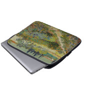 Garten in Arles - Vincent Van Gogh Laptopschutzhülle (Vorne Knopf)