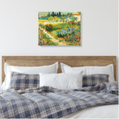 Garten in Arles | Vincent van Gogh Leinwanddruck (Insitu (Schlafzimmer))