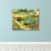 Garten in Arles | Vincent van Gogh Leinwanddruck (Insitu (Holzboden))
