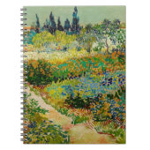 Garten in Arles | Vincent van Gogh Notizblock (Vorderseite)