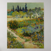 Garten in Arles - Vincent Van Gogh Poster (Vorne)