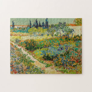 Garten in Arles   Vincent Van Gogh Puzzle