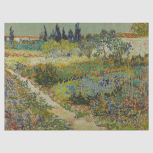 Garten in Arles - Vincent Van Gogh Seidenpapier