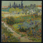 Garten in Arles - Vincent Van Gogh Serviette<br><div class="desc">Garten in Arles - Vincent Van Gogh</div>