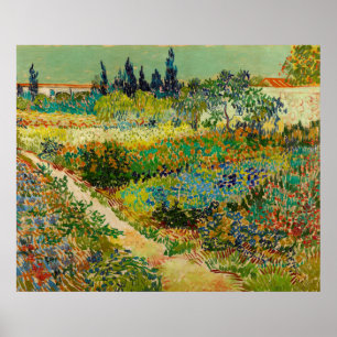 Garten in Arles von Vincent Van Gogh (1888) Poster