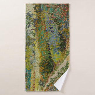 Garten in Arles von Vincent Van Gogh Badehandtuch