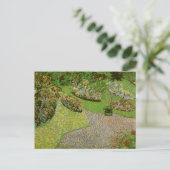 Garten in Auvers (F814) Van Gogh Fine Art Postkarte (Stehend Vorderseite)