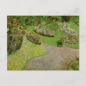 Garten in Auvers (F814) Van Gogh Fine Art Postkarte (Vorderseite)