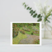 Garten in Auvers (F814) Van Gogh Fine Art Postkarte (Stehend Vorderseite)