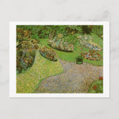 Garten in Auvers (F814) Van Gogh Fine Art Postkarte (Vorderseite)