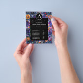 Garten in Bewegung | Florales Mandala-Design Flyer (Gruppe)