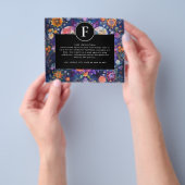 Garten in Bewegung | Florales Mandala-Design Flyer (Gruppe)