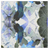 Garten in blau.... Material Stoff (Muster)