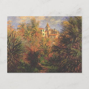 Garten in Bordighera - Claude Monet - c1900 Postkarte