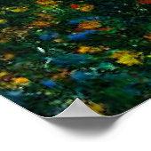 Garten in Bordighera, Eindruck des Morgens Poster (Ecke)