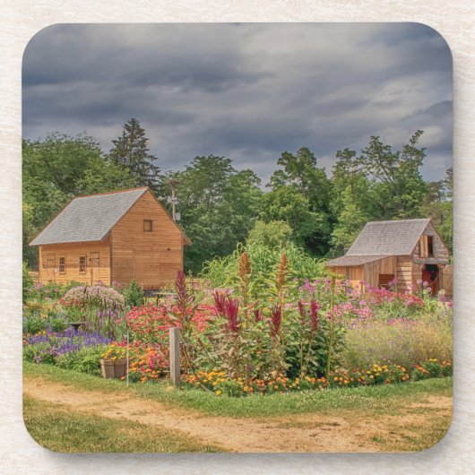 Garten in den Adirondacks Getränkeuntersetzer (Vorderseite)
