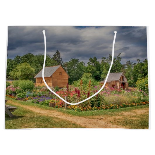 Garten in den Adirondacks Große Geschenktüte (Vorderseite)