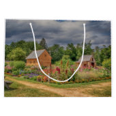 Garten in den Adirondacks Große Geschenktüte (Rückseite)