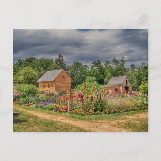 Garten in den Adirondacks Postkarte (Vorderseite)