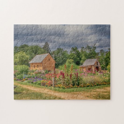 Garten in den Adirondacks Puzzle (Horizontal)