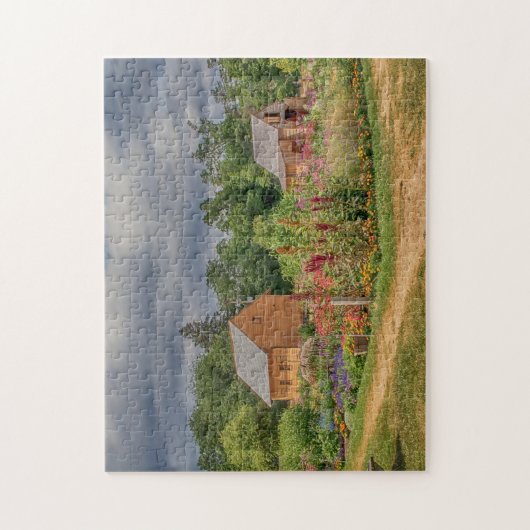 Garten in den Adirondacks Puzzle (Vertikal)