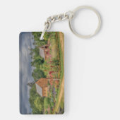 Garten in den Adirondacks Schlüsselanhänger (Rückseite)