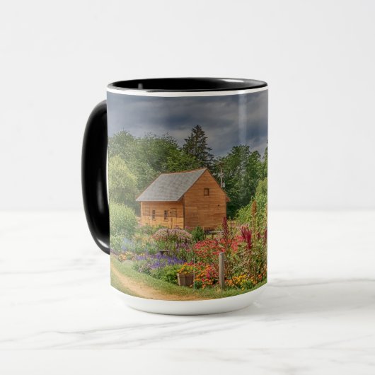 Garten in den Adirondacks Tasse (Vorderseite Links)