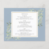 Gärten in einem Foto Einladung zur Hochzeit (Rückseite)