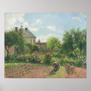 Garten in Eragny - Camille Pissarro Kunstvoll wand Poster