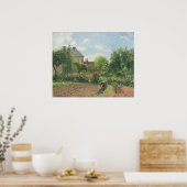 Garten in Eragny - Camille Pissarro Kunstvoll wand Poster (Küche)