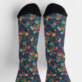 Garten in Frühlingsblüte Socken (Oben)