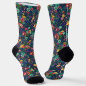 Garten in Frühlingsblüte Socken (Gewinkelt)