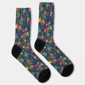 Garten in Frühlingsblüte Socken (Rechts)